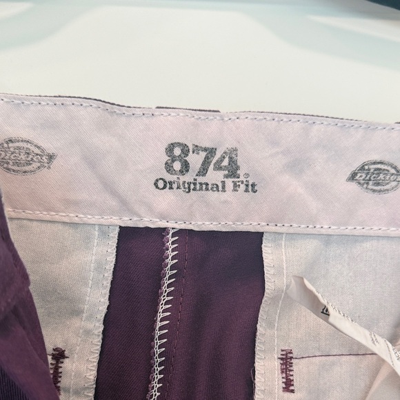 Dickies 874 Original Fit Purple Pants - Picture 2 of 2